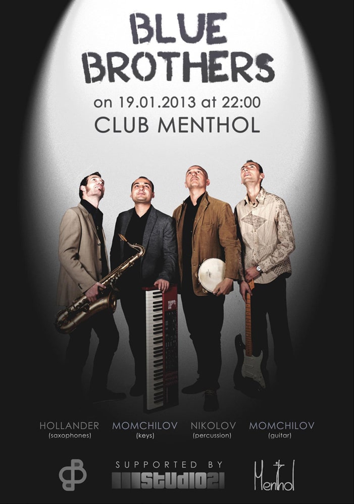 Blue Brothers at Mentol Poster