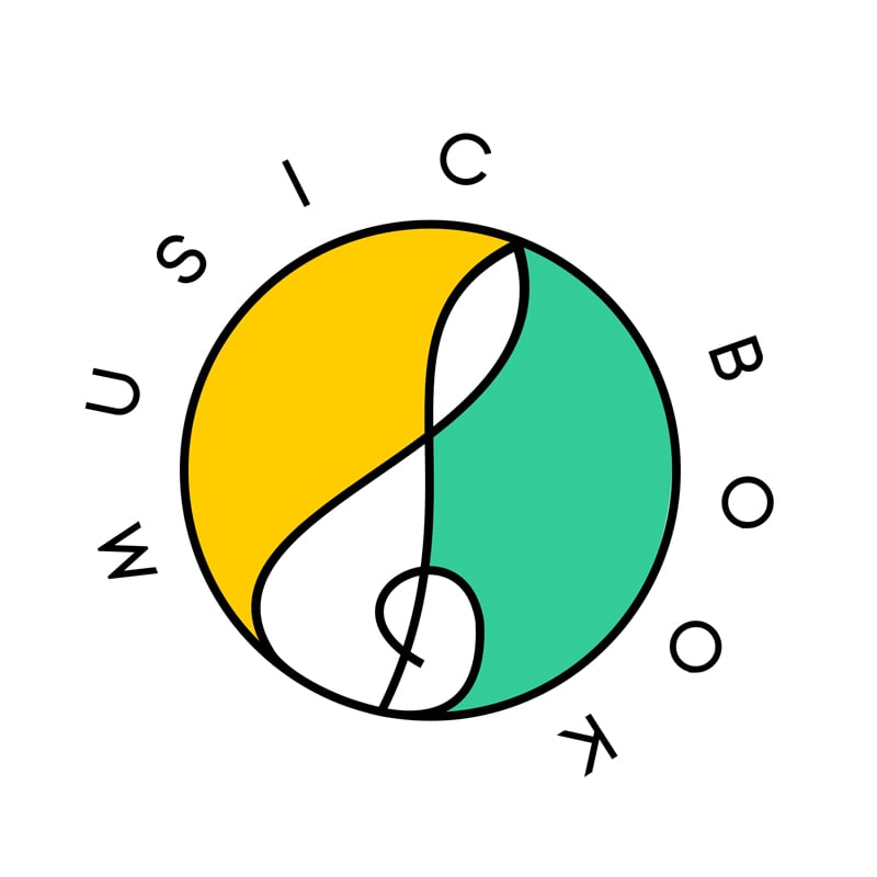 logo music book
